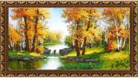 Рисунок на ткани «Конёк» 8408 Уж небо осенью дышало, 25х45 см