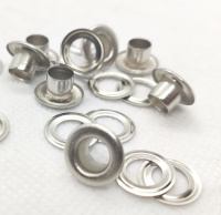 Люверс №5 (8мм), никель 100шт.