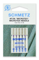 Иглы Schmetz микротекс №60-80 (5 шт.)