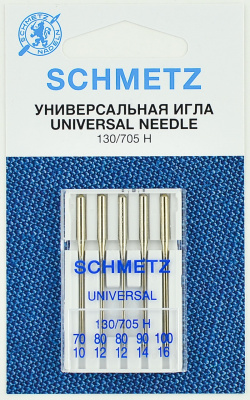Иглы Schmetz стандарт ассорти №70-100 (5шт) 